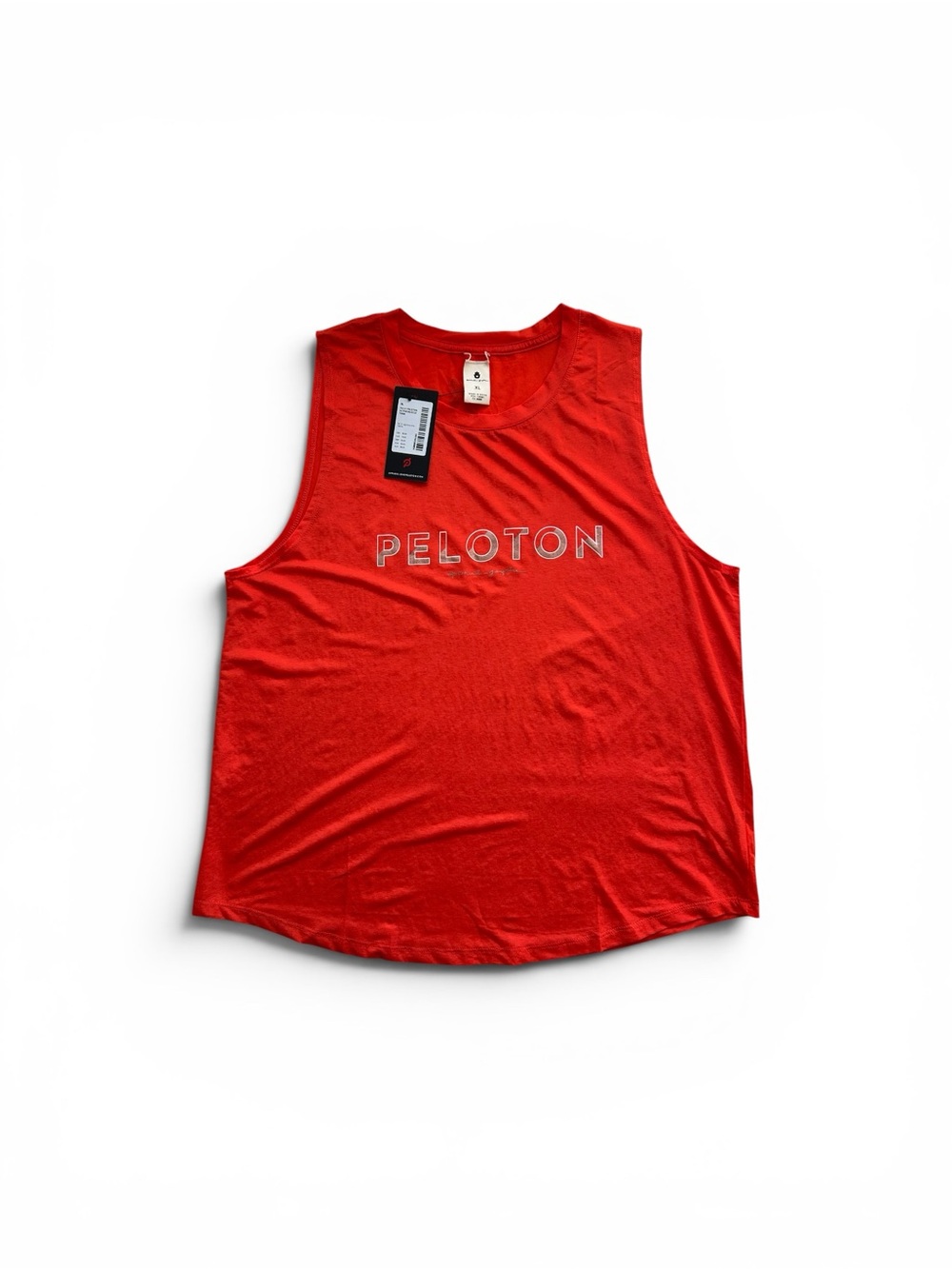 Peloton Red Muscle Tee Tank Top